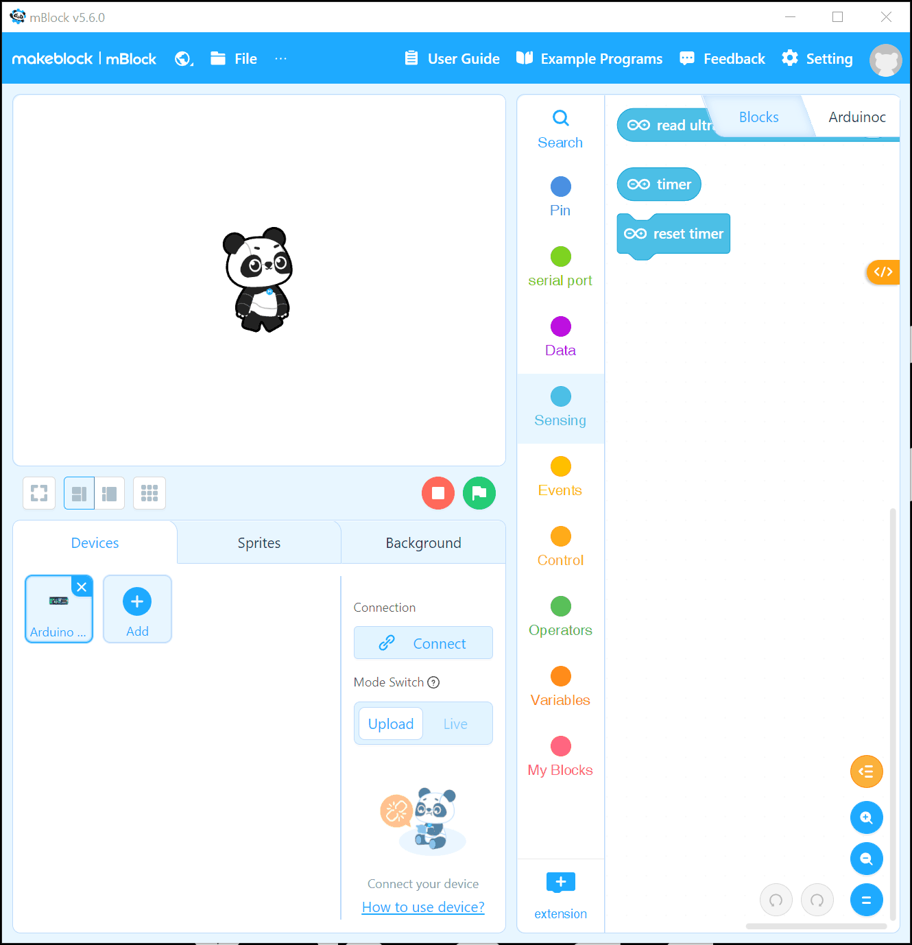 Connect Device Screenshot